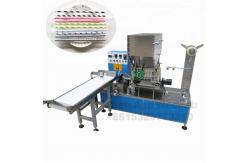 China Paper Drinking Straw Packing Machine For Single Package , Long Working Time supplier