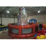 Round inflatable rock climbing wall digital painting Inflatable Mountain Climbing with 0.55mm PVC Tarpaulin for sale