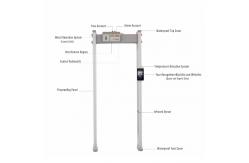 China Face Recognition  Walk Through Temperature Scanner Infrared Body For Hospital Public Area supplier