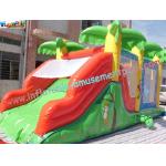 Custom Large Inflatable Bouncer Slide PVC Tarpaulin With 6Lx4Wx4H Meter for sale
