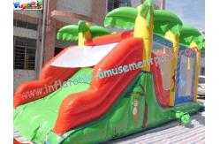 China Custom Large Inflatable Bouncer Slide PVC Tarpaulin With 6Lx4Wx4H Meter supplier
