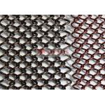 Aluminum Stainless Steel Copper Metal Coil Drapery Mesh For Interior Decoration for sale