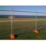 Portable Temporary Metal Mesh Fence Panels Petrol Station / Railway Station Application for sale