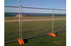 China Portable Temporary Metal Mesh Fence Panels Petrol Station / Railway Station Application supplier