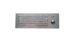 China IP67 Rugged Metallic Keyboard With Trackball Vandal Proof Stainless Steel supplier