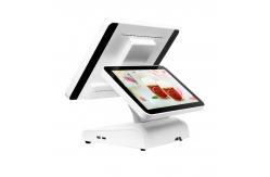 China 400CD/M2 Android POS System Pos Dual Screen Cash Register 1366*768 Pixels supplier