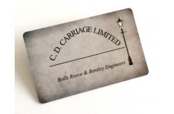 China Golssy Finish Smooth PVC Business Cards With Flat Serial Number Waterproof supplier