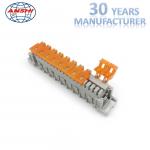 10 Pairs Krone Disconnection Module / Double Side Electrical Terminal Block for sale