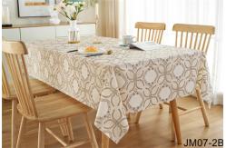 China 0.70mm Thickness PVC Lace Tablecloth For Decorative In Roll Customized Label Lace Pattern supplier