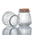 Cheese Glass Pudding Jars Rubber Sealed 50ml 150ml 200ml for sale