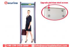 China Archway Walk Though Metal Detector Gate Multi Zones 100 Working Frequencies supplier