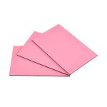 Pink Practical PVDF Aluminum Composite Panel For Exterior Wall Cladding for sale
