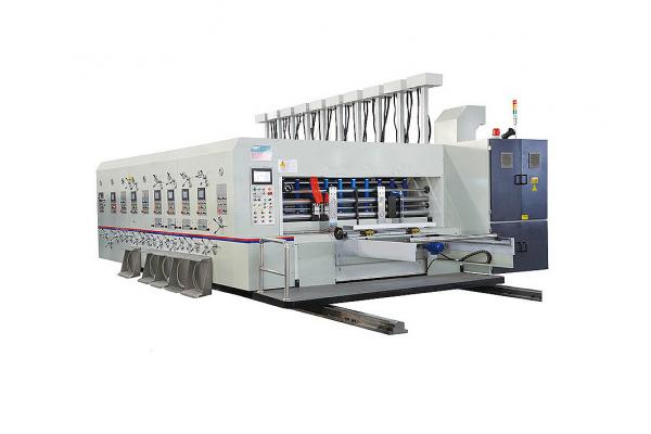 150pcs/min Flexo Printer Die Cutter With Slotter Stacker Machine