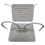 Bright Custom Vacuum Ceramic Heating Plate 120*120mm Infrared for sale