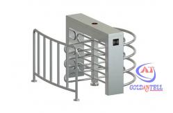 China Mechanism Turn Style Electric Baffle Gate Turnstile With Fingerprint Reader supplier
