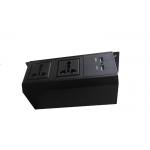 CE / RoHS Certificate  Under Desk Power Strip With 2*Universal Power+USB Chargers for sale