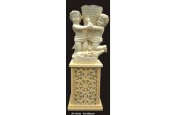 China Hand Carved Sandstone Flower Pots Customizable Lightweight supplier