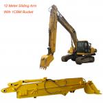 Q355B Excavator Telescopic Boom Sliding Arm For SH210 SH260 Komatsu PC350 for sale