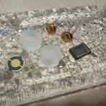 Endcap Coated AT Quartz Blanks For Thickness Shear Mode Pressure Sensor