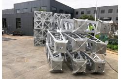 China Inner Suspended Lattice Tower Erection Gin Poles Aluminum Alloy supplier