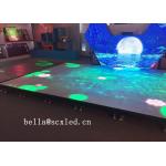 Indoor SMD3535 Sound Active Dj Led Disco Dance Floor Warm White Beam Panels for sale