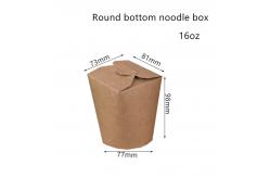 China 16oz 26oz 32oz Disposable Noodle Box With Round Bottom supplier