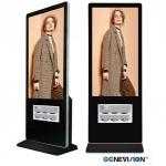 Wireless 55 Inch Phone Charging Station Kiosk Floor Standing Indoor Usage for sale
