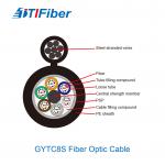 24 Core Fiber Optic Cable Outdoor Aerial Self Support Figure 8 Singlemode for sale