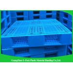 1200 * 1000mm Lightweight Plastic Pallets , Single Solid Deck Stackable Plastic Pallets