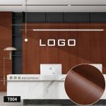 PVC Removable Wallpaper Wood Grain 1.22M*50M Brown Wood Grain Wallpaper for sale