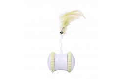 China 360 Degree Rotation Electronic Feather Cat Toy With Builtin Sensor supplier