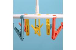 China Underwear garment Sock Peg Hanger Hooks Clothes Hanger Clips supplier