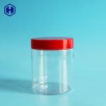 Airtight 73mm 13OZ Clear Plastic Cans With Easy Open Ends for sale