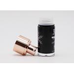 30ml Black Coating Inside Airless Spray Bottle With White Snowflake Screen Printing