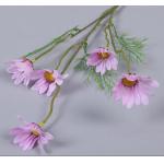 Decorative Fabric Five Heads Artificial Daisy Branches 50cm Length