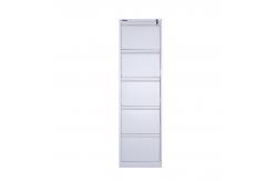 China Customized  Kd Structure 5 Drawer Metal Filing Cabinet ISO14001 Certified supplier