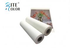 China Stretchable Digital Inkjet Printing Canvas Roll with Glossy Cotton Materials supplier
