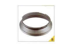 China Printing Machine Spares Rotary Screen End Ring / Rotary Endring Aluminum supplier