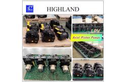 China Manual And Hydraulic Variable Control Axial Piston Pumps 90cc/R Displacement supplier