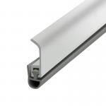 Aluminum With PVC Rubber Strips Garage Door Bottom Seal Strip - MOQ 1000pcs for sale
