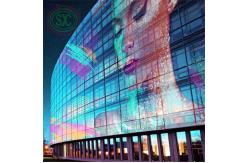 China 6.2kg Cabinet Weight Transparent LED Screen for Customer Requirements supplier