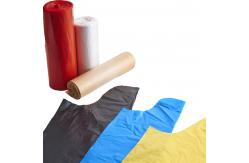 China Compostable Poly Biodegradable Garbage Bag Heavy Duty Wave Top supplier