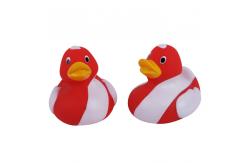 China Promotion Flag Design Squeezing Rubber Ducks National Patriot Soft Squeezing Duck supplier