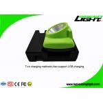 CREE LED Mining Helmet Light High Brightness Wireless OLED Screen 25000lux