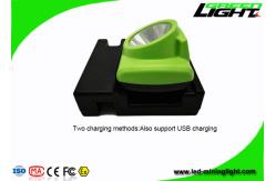 China CREE LED Mining Helmet Light High Brightness Wireless OLED Screen 25000lux supplier