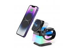 China 15W Output Power IPhone Multifunctional Wireless Charger With Foldable Design supplier