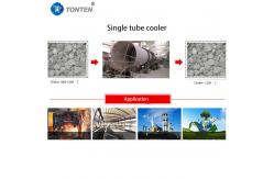 China Stable Rotary Drum Cooler For Building Materials Industry supplier