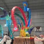 Weather Proof Realistic Animatronic Animals Chinese Mythical Animal Phoenix
