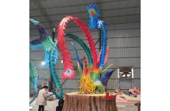 China Weather Proof Realistic Animatronic Animals Chinese Mythical Animal Phoenix supplier