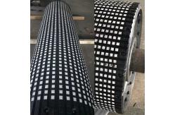 China Cn Bonding Layer Backed Ceramic Mats Pulley Lagging With 95% Alumina Ceramics supplier